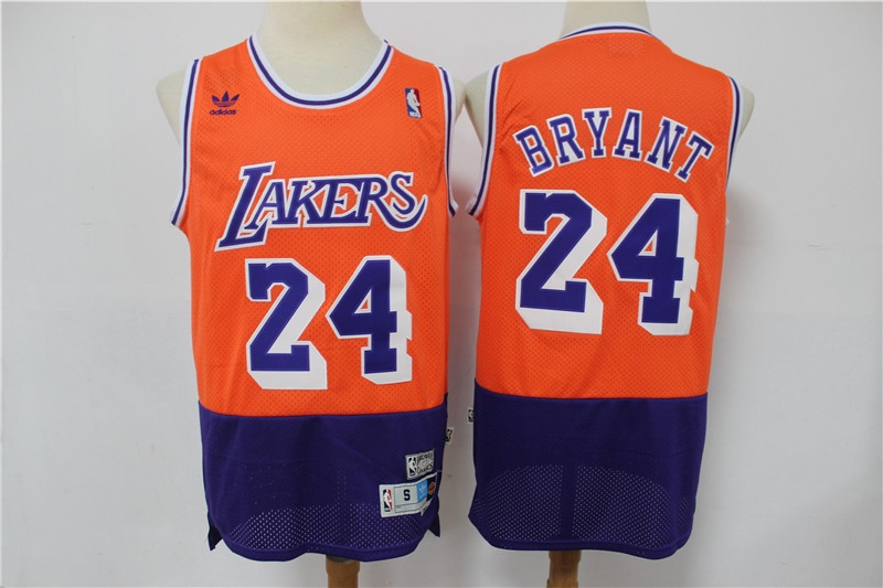 2020 Men Los Angeles Lakers 24 Bryant orange new style Game Nike NBA Jerseys
